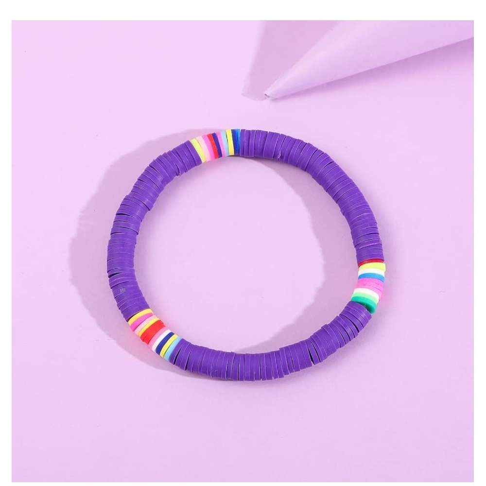 Colorful Stackable Bracelet Set - Picture 7 of 8
